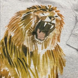 Gymboree grey Lion long sleeve